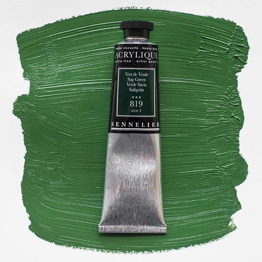 Sennelier Extra-Fine Acrylic Tube 60ml S2, Sap Green