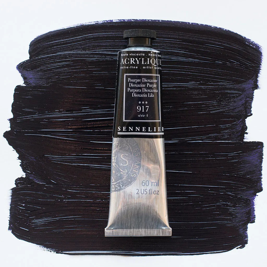 Sennelier Extra-Fine Acrylic Tube 60ml S4, Dioxazine Purple