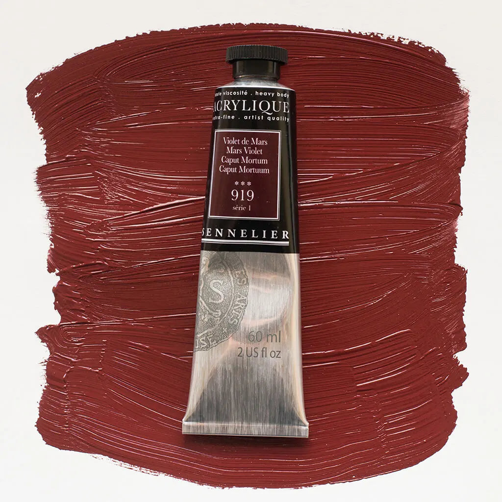 Sennelier Extra-Fine Acrylic Tube 60ml S1, Mars Violet