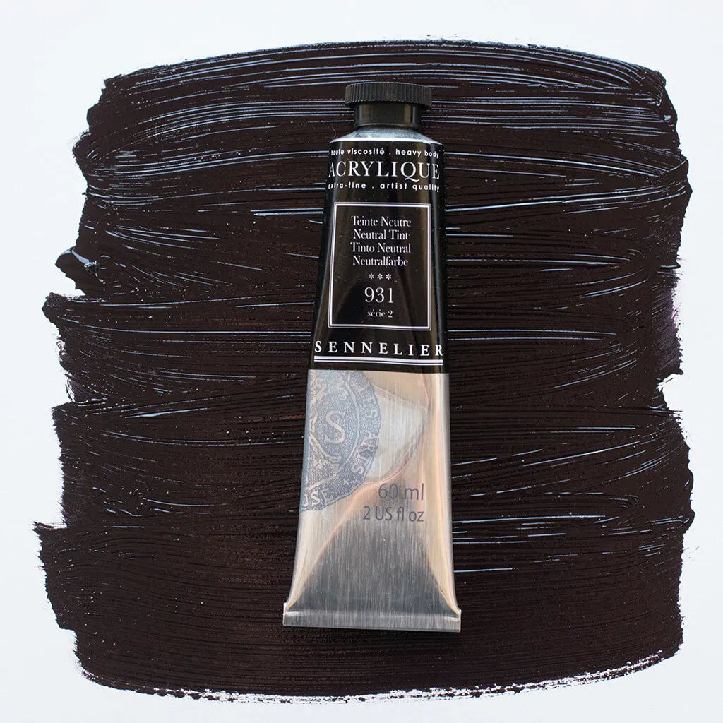 Sennelier Extra-Fine Acrylic Tube 60ml S2, Neutral Tint