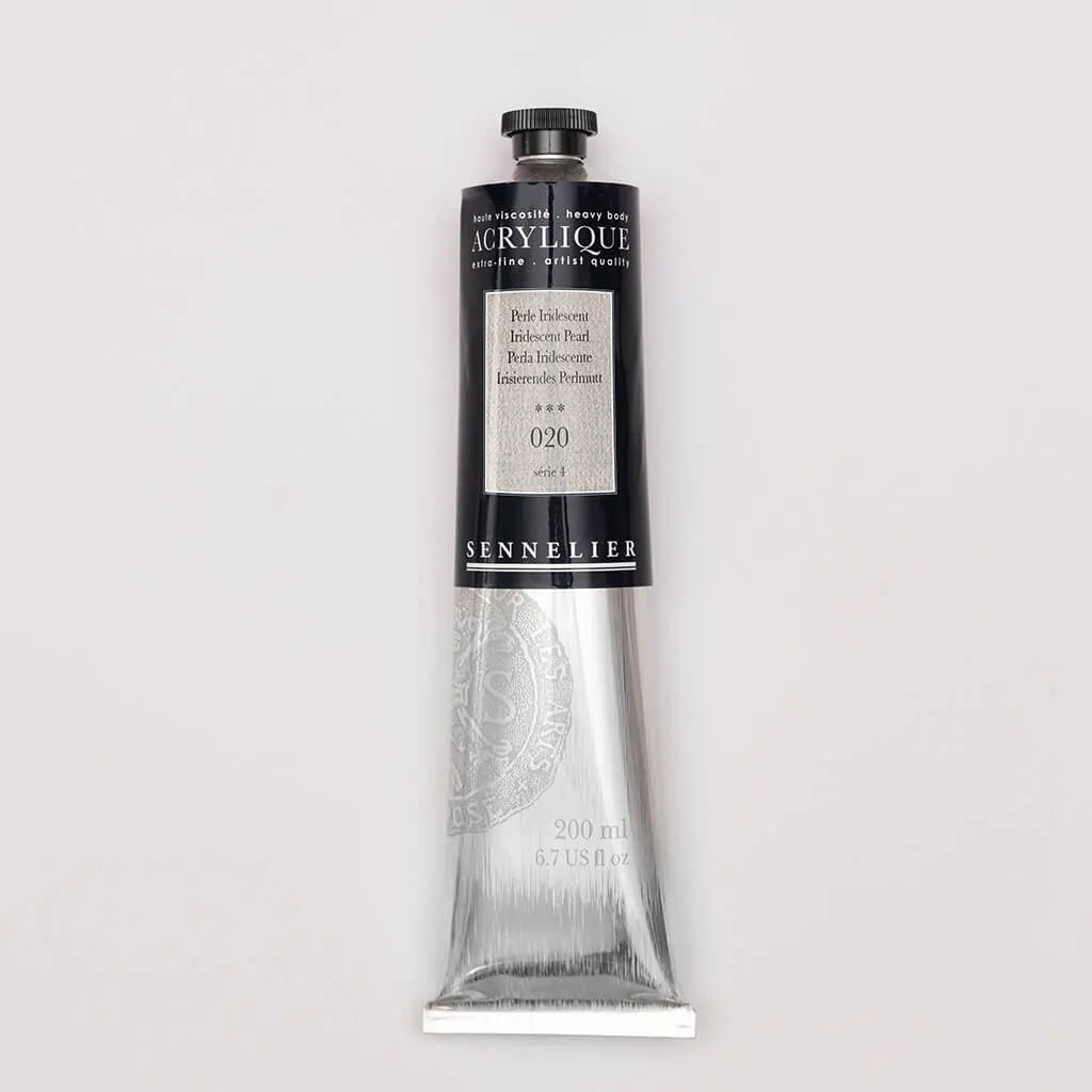 Sennelier Extra-Fine Acrylic Tube 200ml S4, Iridescent Pearl