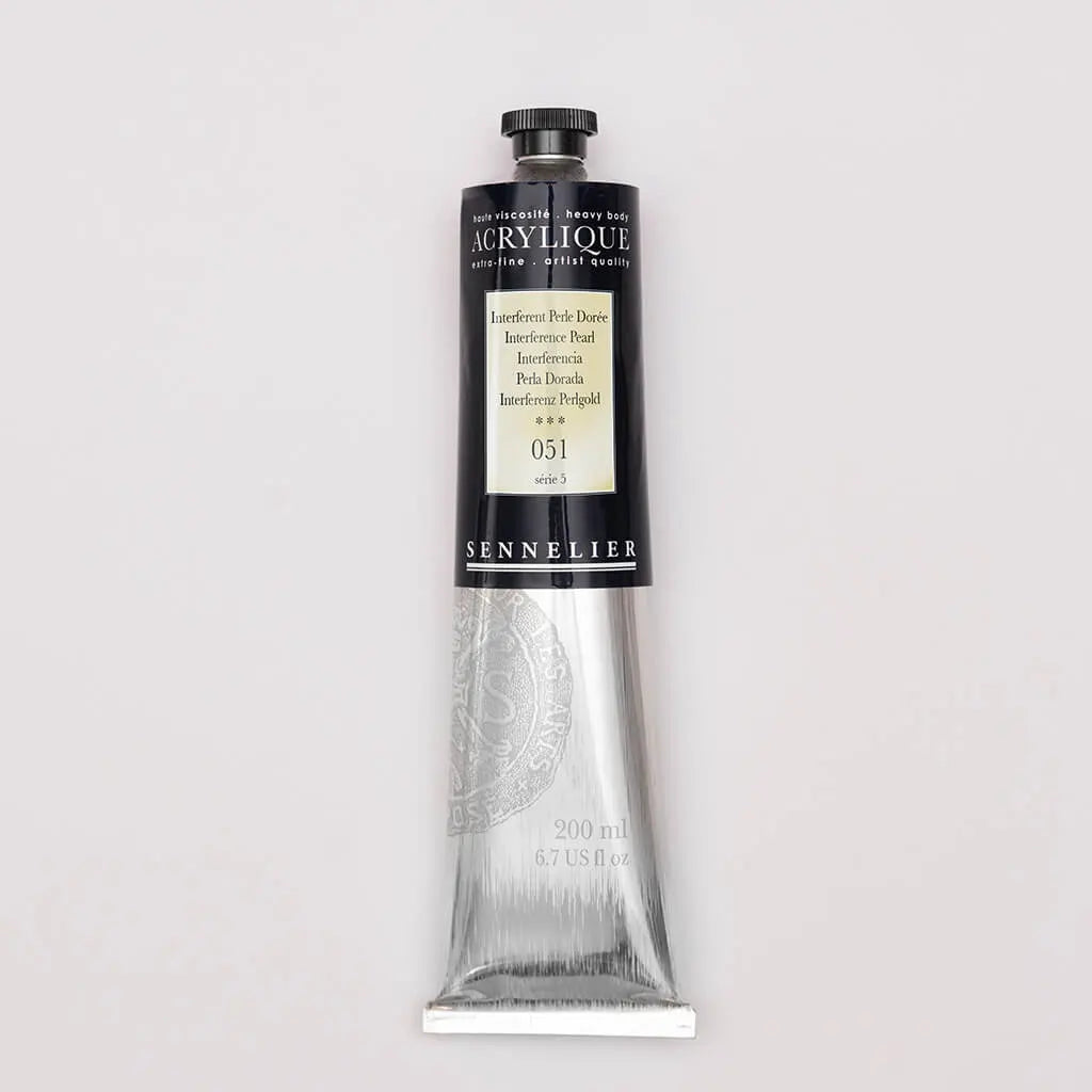 Sennelier Extra-Fine Acrylic Tube 200ml S5, Interference Pearl
