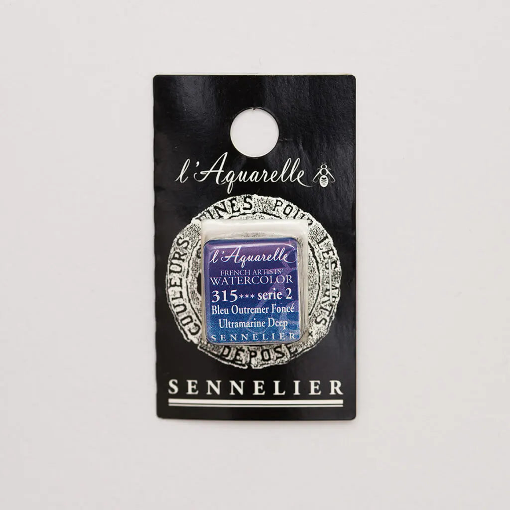 Sennelier Artist Watercolor Half Pans S2, Ultramarine Deep