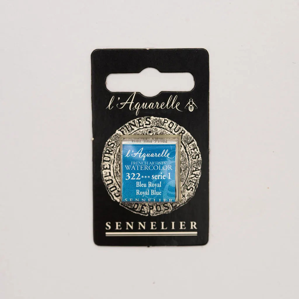 Sennelier Artist Watercolor Half Pans S1, Royal Blue