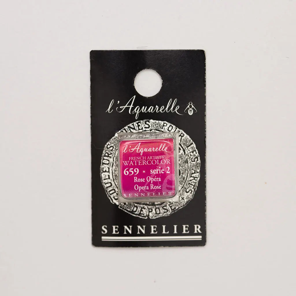 Sennelier Artist Watercolor Half Pans S2, Opera Rose