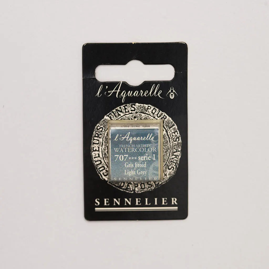 Sennelier Artist Watercolor Half Pans S1, Light Grey