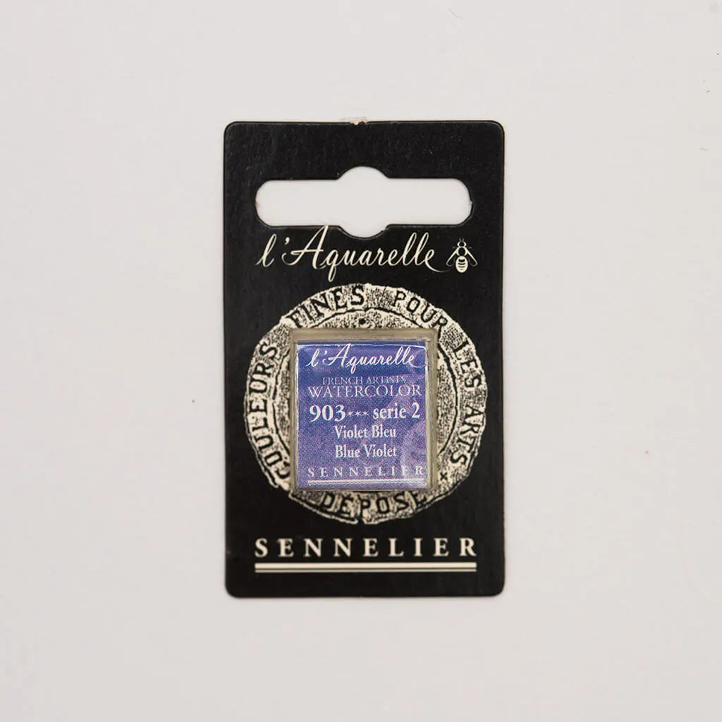 Sennelier Artist Watercolor Half Pans S2, Blue Violet