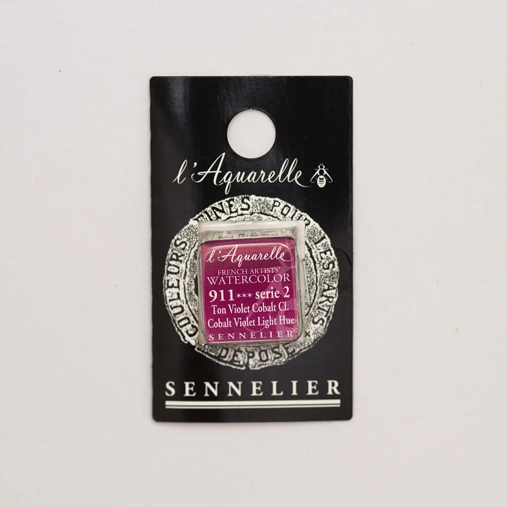 Sennelier Artist Watercolor Half Pans S2, Cobalt Violet Light Hue