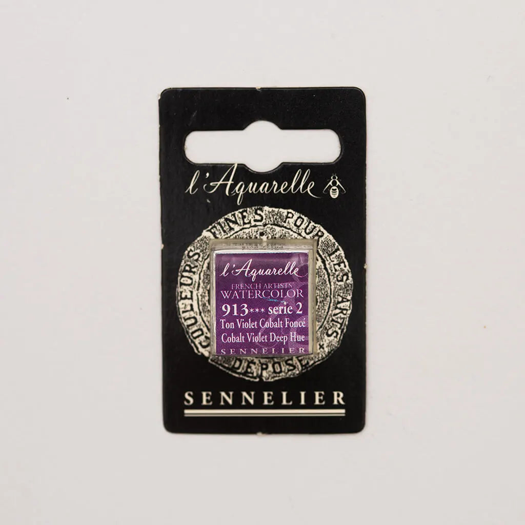 Sennelier Artist Watercolor Half Pans S2, Cobalt Violet Deep Hue