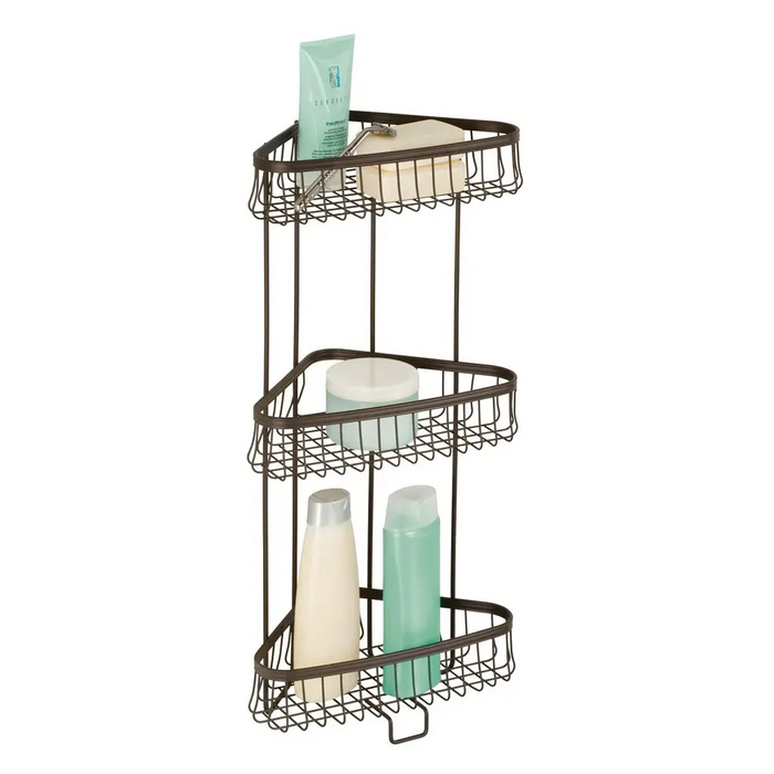 York Lyra 3 Tier Shower Shelf Caddy