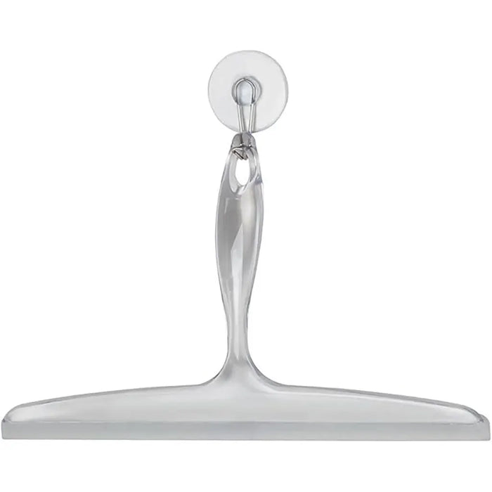Clara Squeegee with Suction Cup Hook Clear 12in