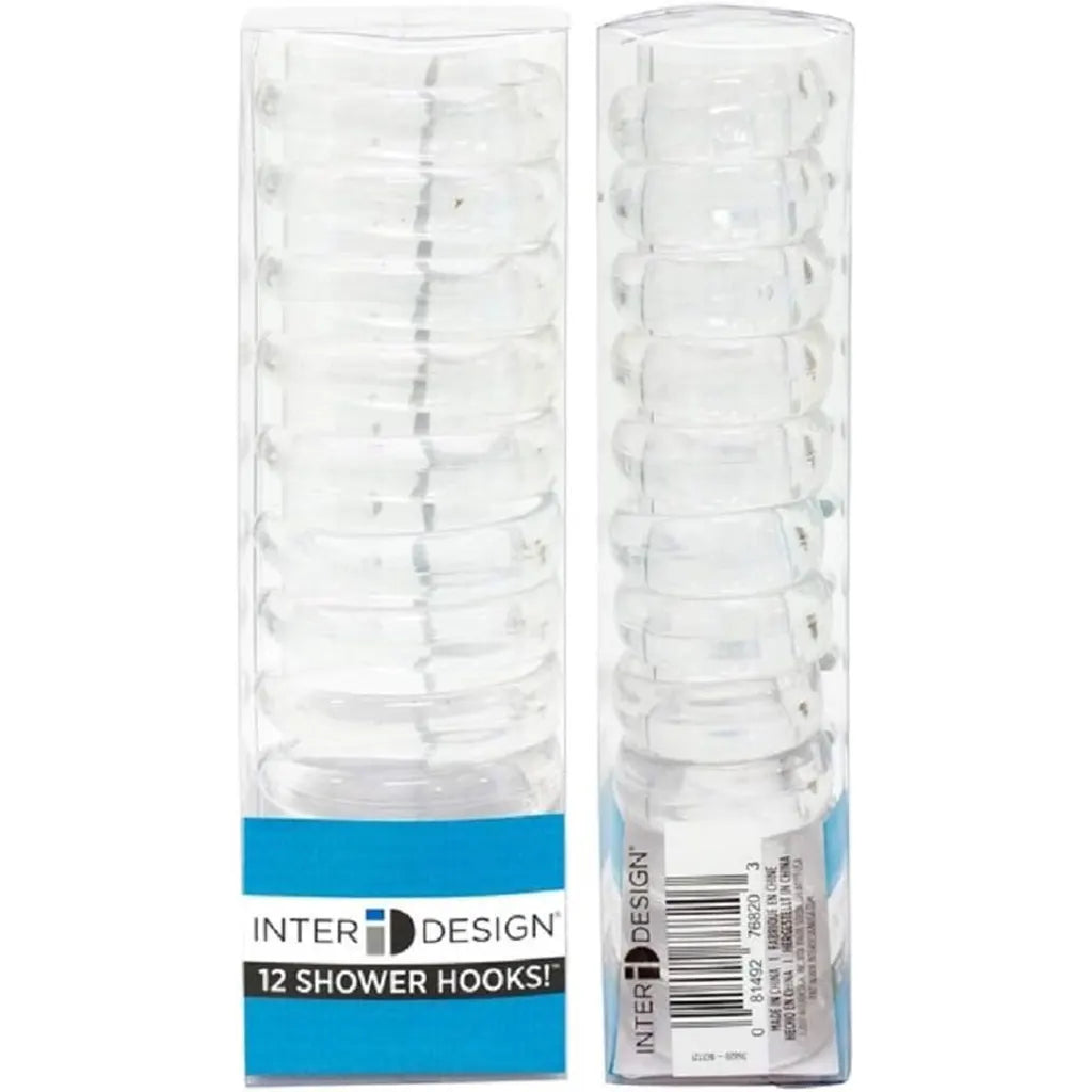 Shower Curtain C Hook, Set of 12