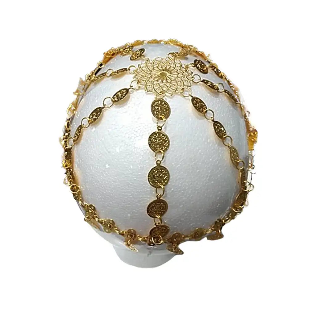 UAE Headpiece Round Gold 8 line