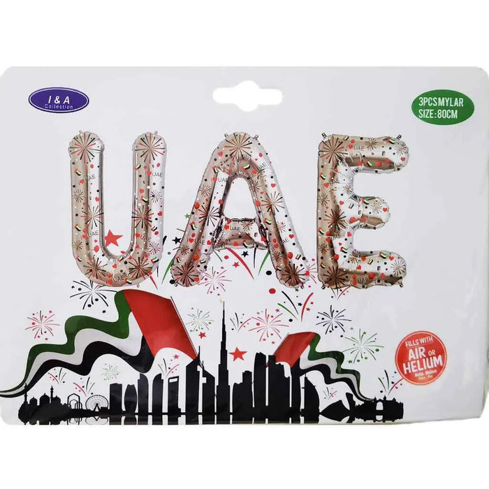 UAE Foil Balloon Set Letter 80cm