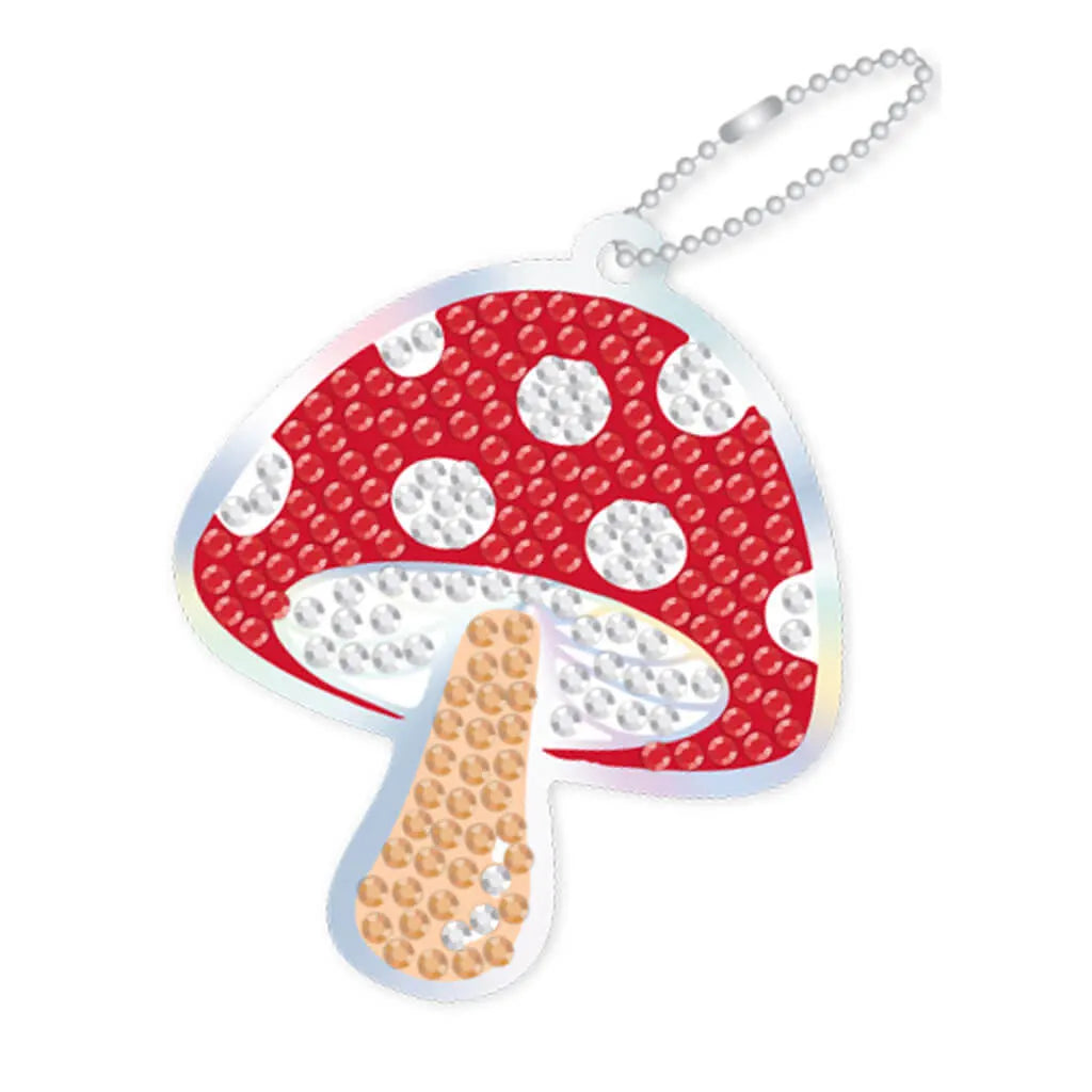 Diamond Painting DIY Keychain Kit Mushroom
