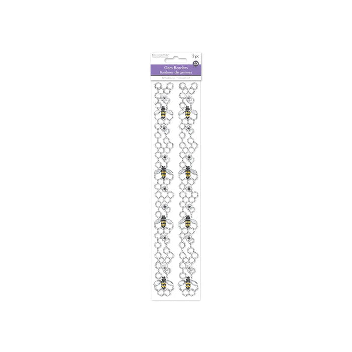 Sticker 12IN Bling Border x2 Beehive