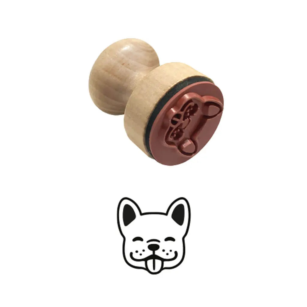 Wooden Rubber Stamps Ergonomic Handle 1.1IN Stamp Star