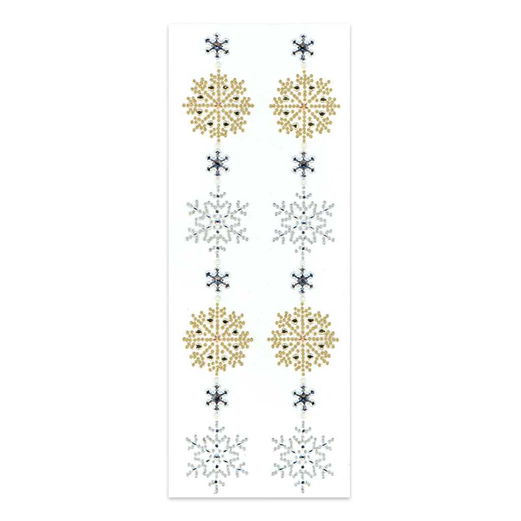 Gem Snowflake Border x2 Self-Stick 11.25in