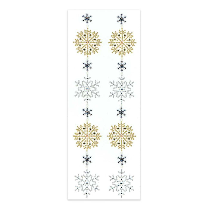 Gem Snowflake Border x2 Self-Stick 11.25in
