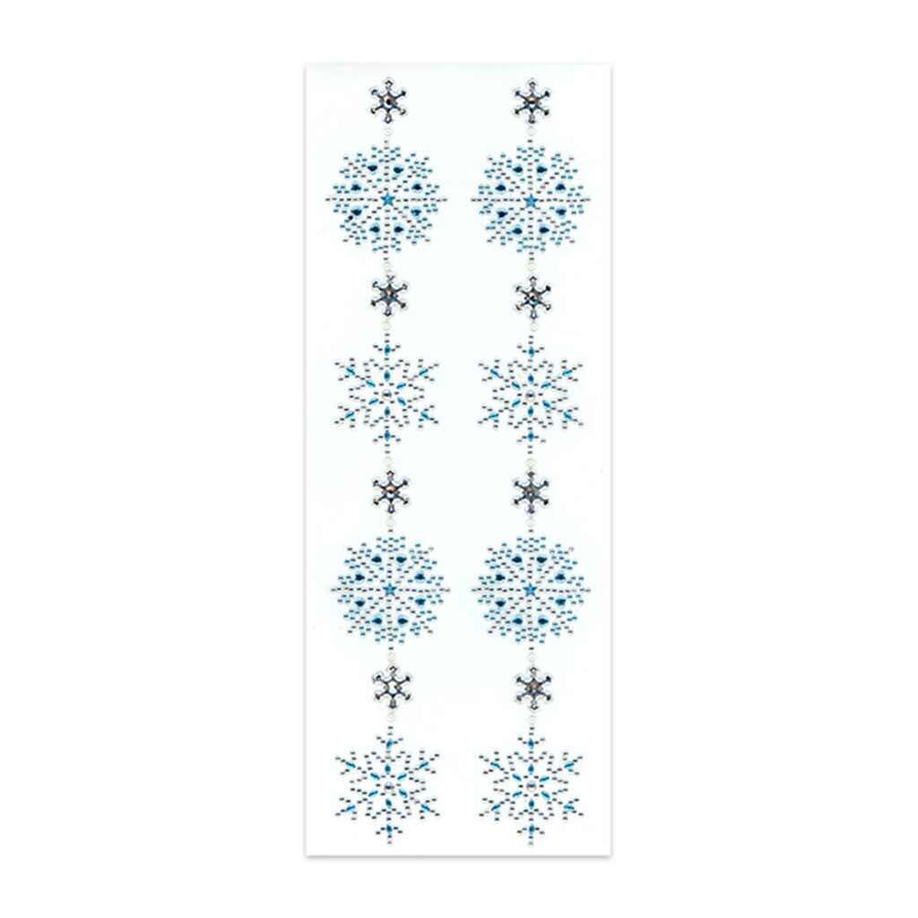 Gem Snowflake Border x2 Self-Stick 11.25in