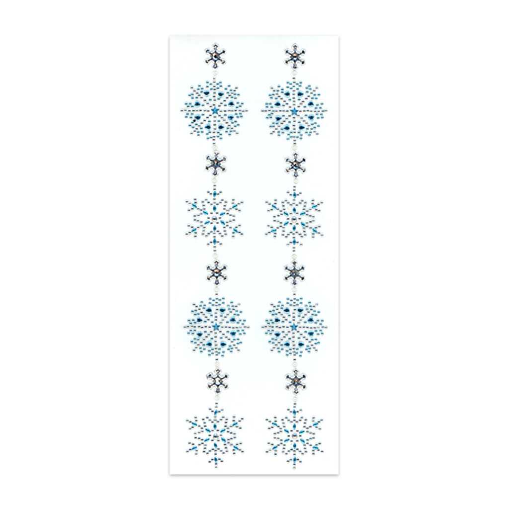 Gem Snowflake Border x2 Self-Stick 11.25in