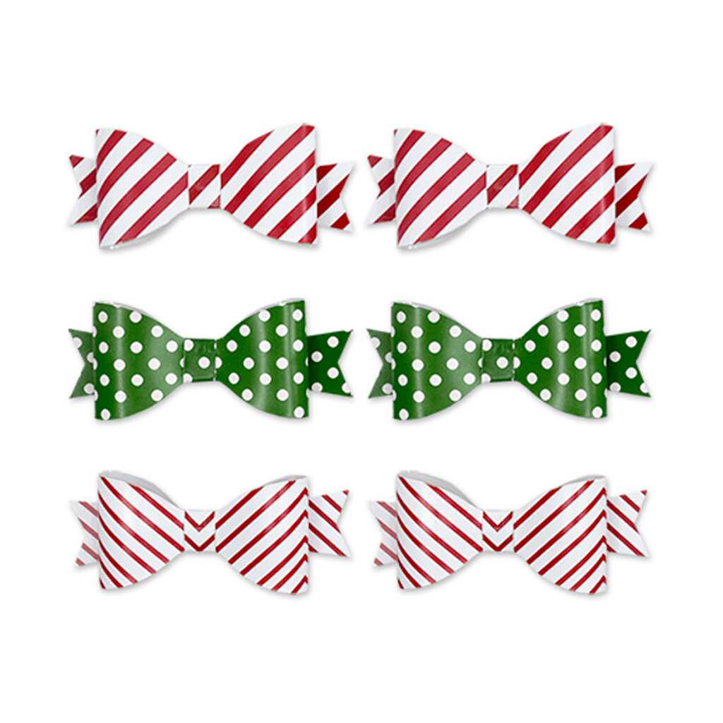 Accent Bow Ties x6 2.4in