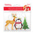 3D Wood Festive Icon Hangers x3