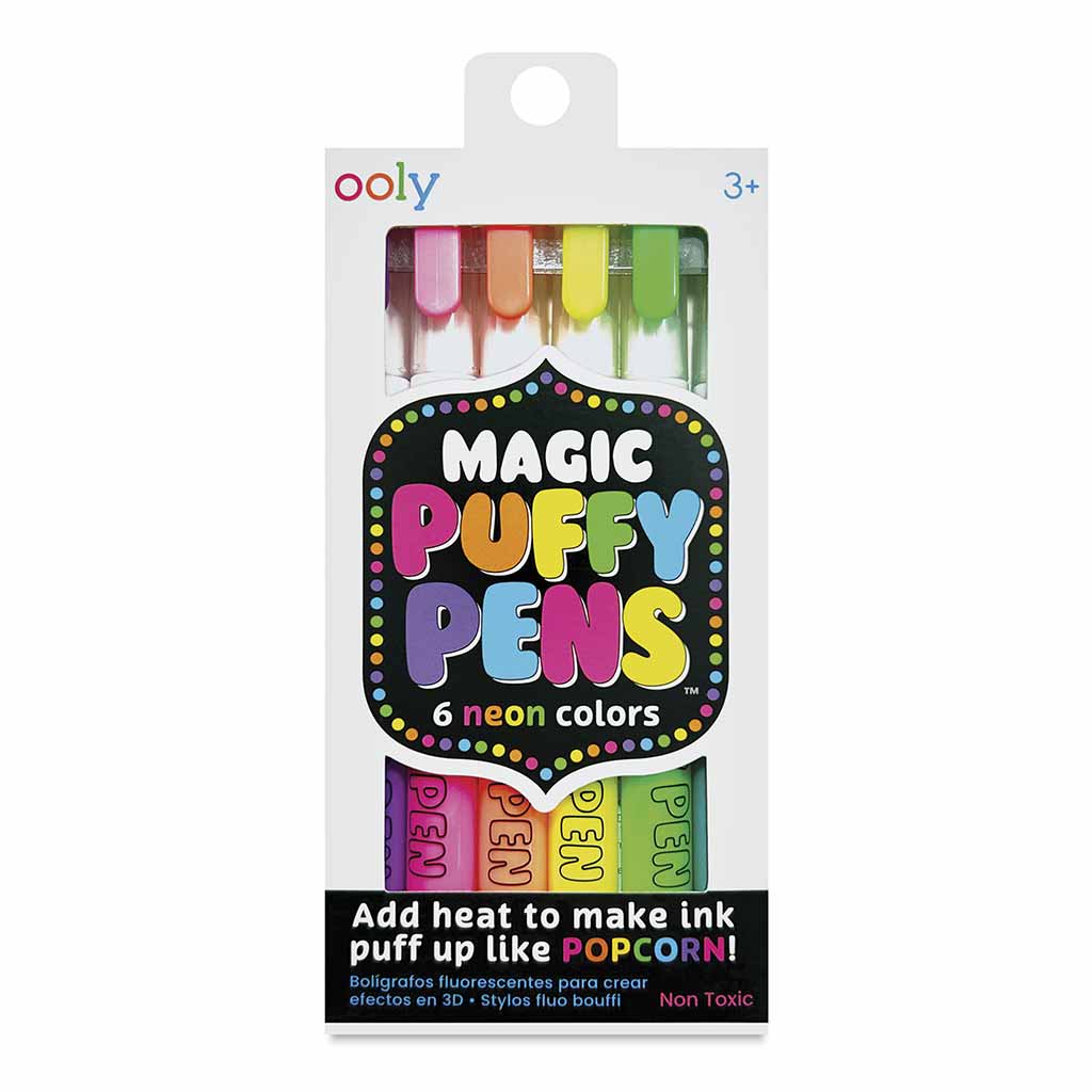 Ooly Magic Puffy Pen Set of 6