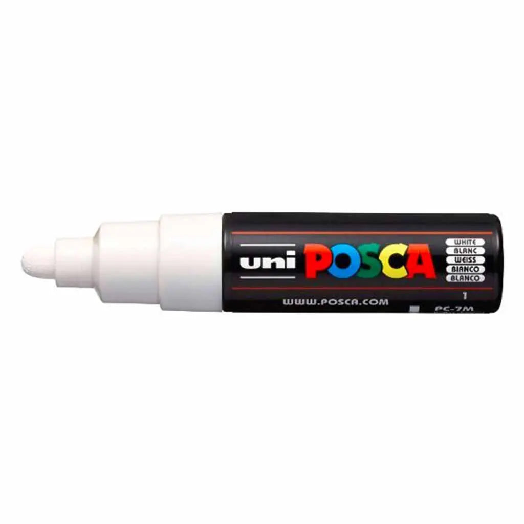Posca Paint Marker PC-7M Broad Bullet White