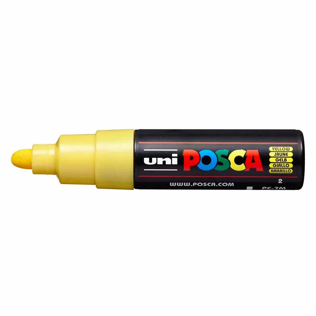 Posca Paint Marker PC-7M  Broad Bullet Yellow