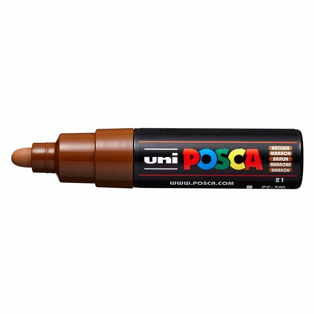 Posca Paint Marker PC-7M  Broad Bullet Brown