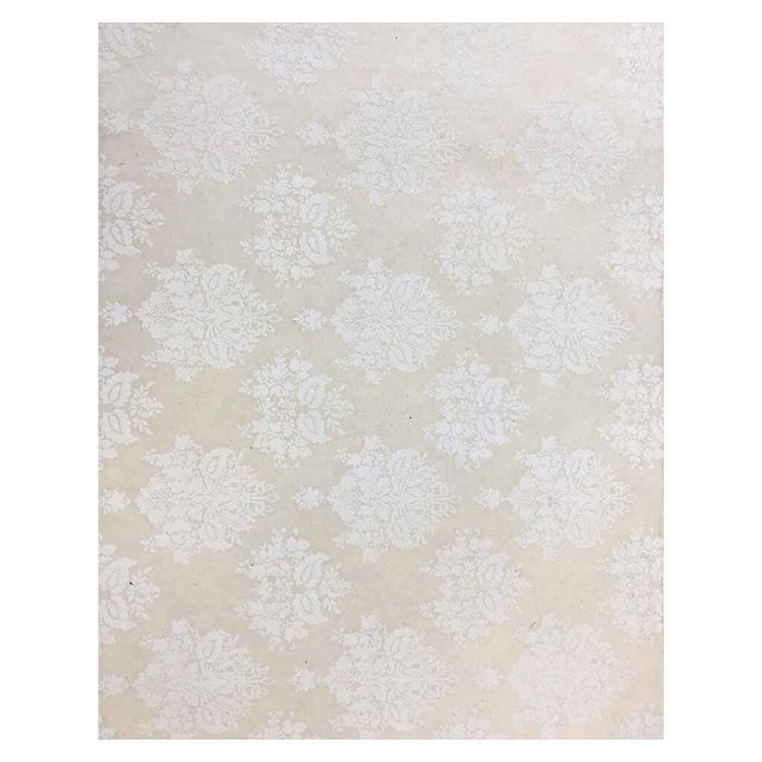 Lamali Decorative Lokta Paper Venetian Mask 60gsm 20in x 30in, White