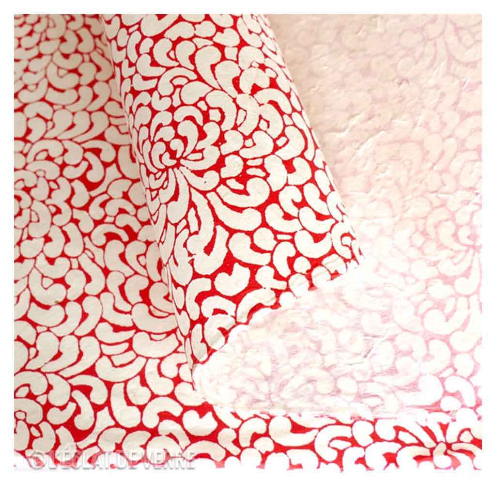 Lamali Decorative Lokta Paper Kikou 60gsm 20in x 30in, Red