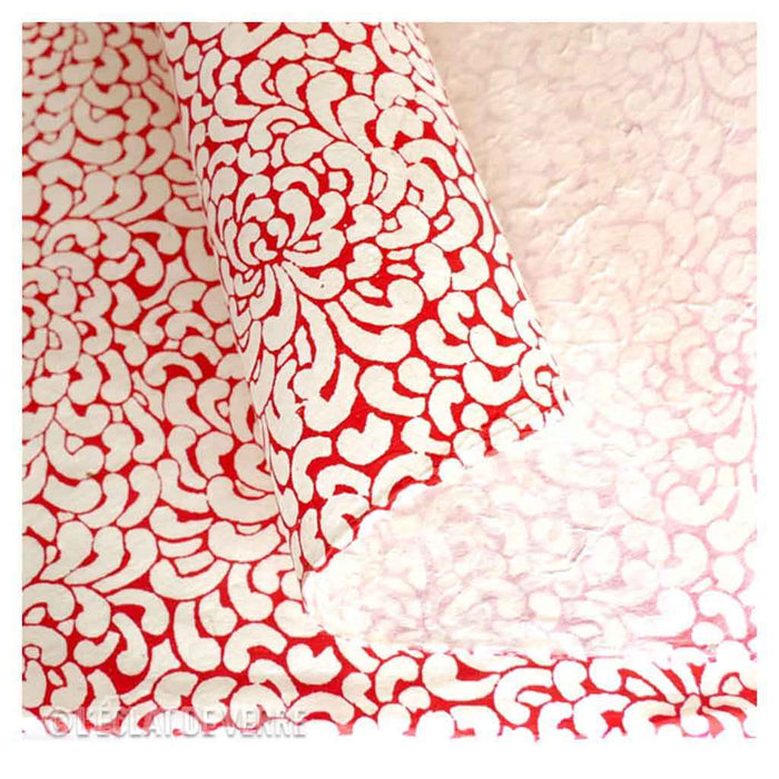 Lamali Decorative Lokta Paper Kikou 60gsm 20in x 30in, Red