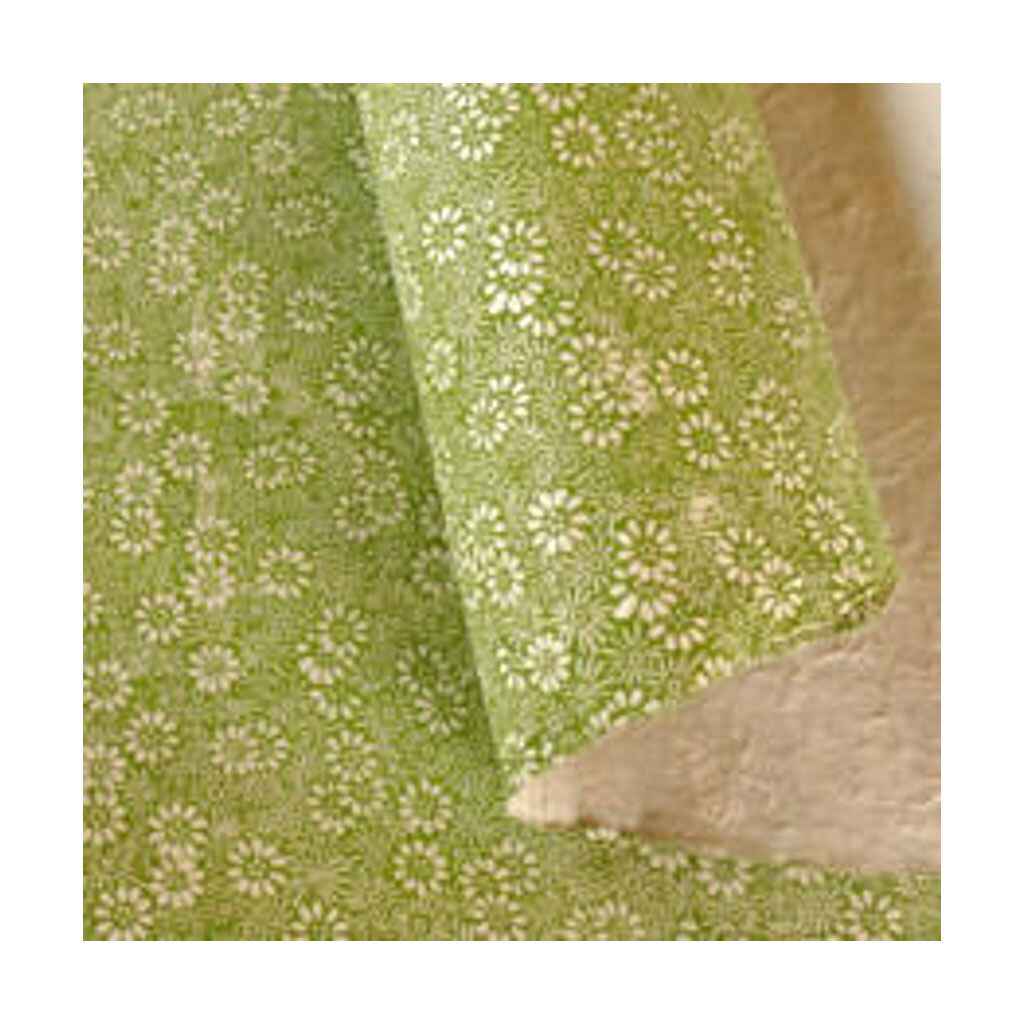 Lamali Decorative Lokta Paper Prairie 60gsm 20in x 30in, Green