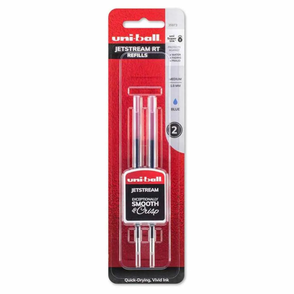 Jetstream Rt Refill 1Mm Blue 2Pk