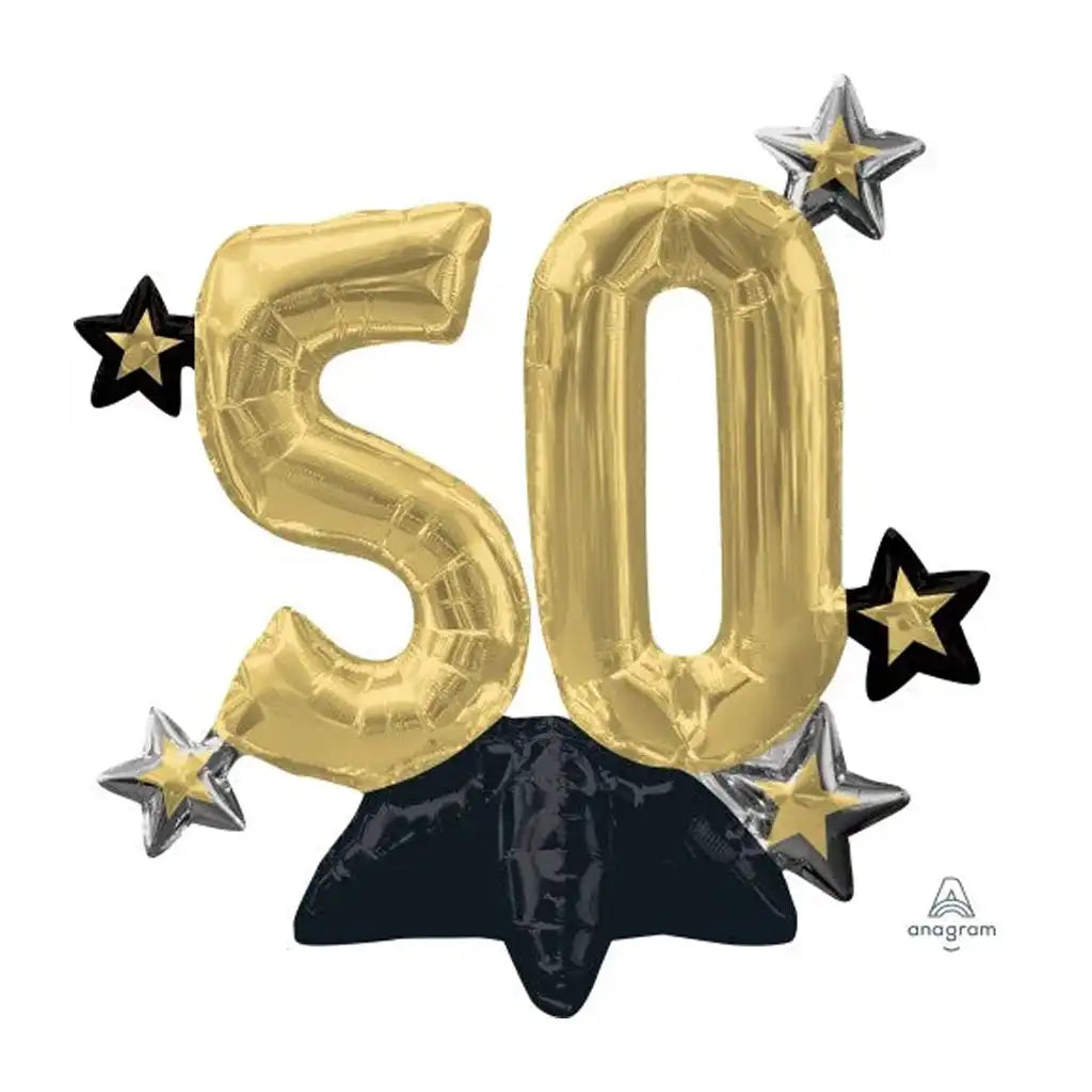 Celebrate 50 Inflated Balloon, 21in