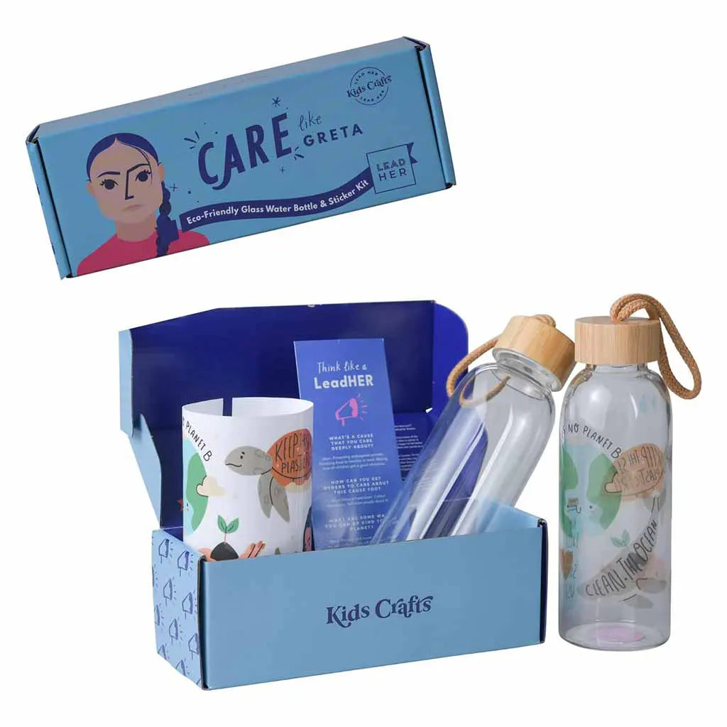 Care Like Greta Waterbottle Sticker Kit