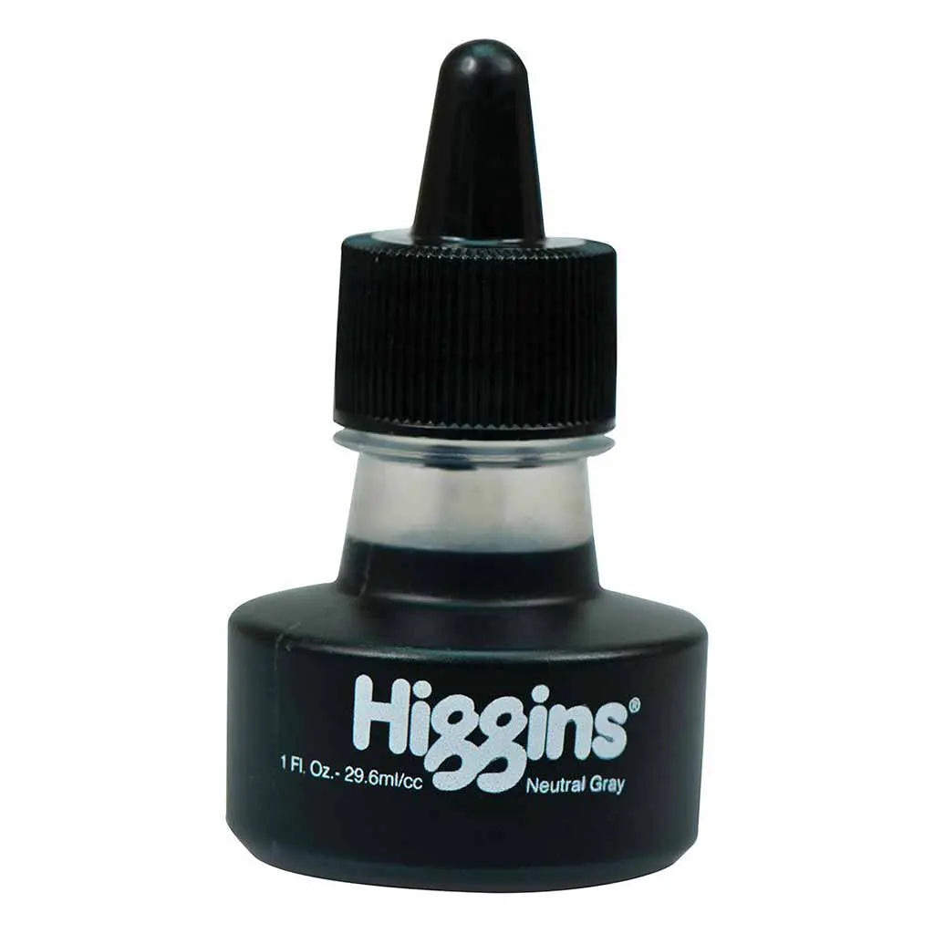 Higgins Drawing Inks, Neutral Tint - 1 oz. Bottle