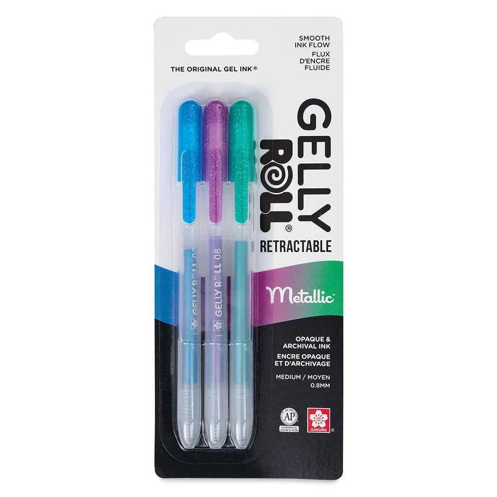 Gelly Roll Retractable Pen Set of 3, Craft