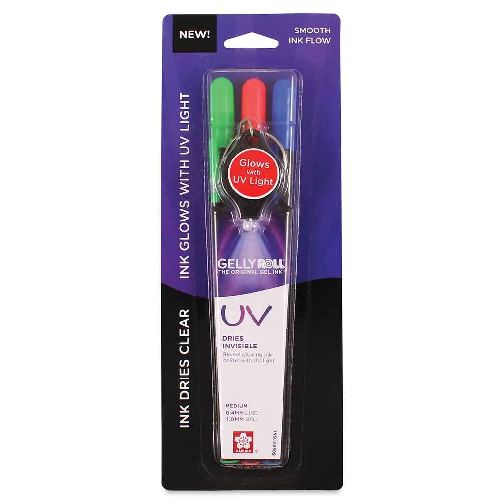 Sakura Gelly Roll UV Pens, Set of 3