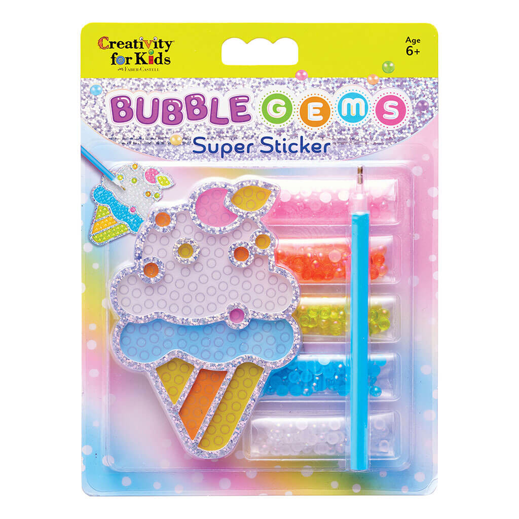 Bubble Gems Super Sticker Ice Cream