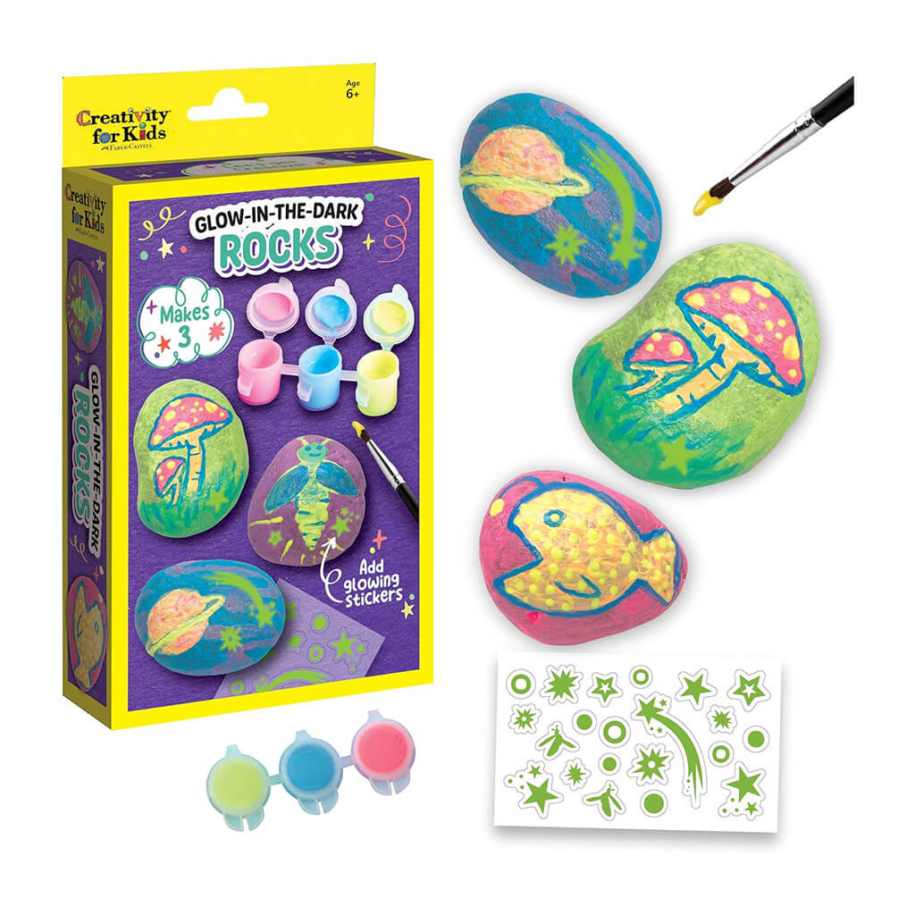 Mini Kit GITD Rock Painting