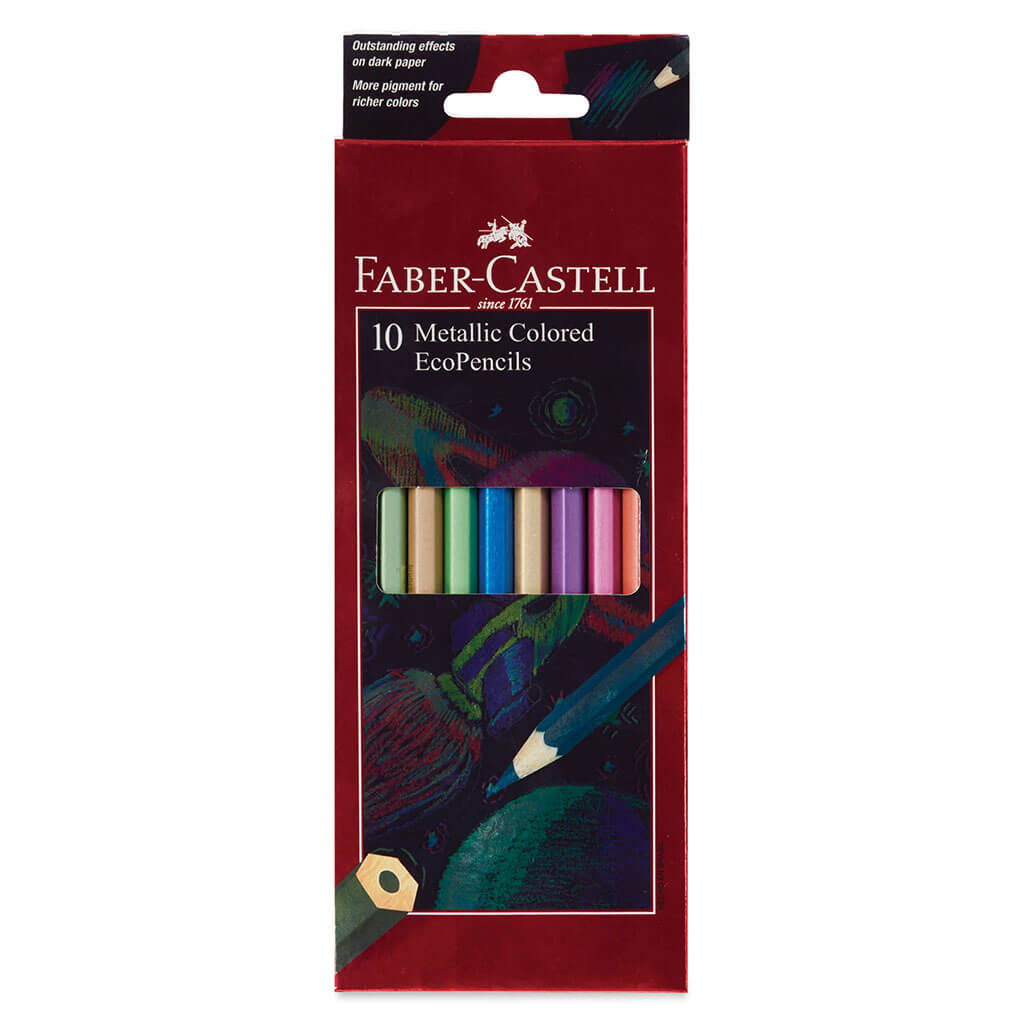 Metallic Colored EcoPencil Set, 10pc