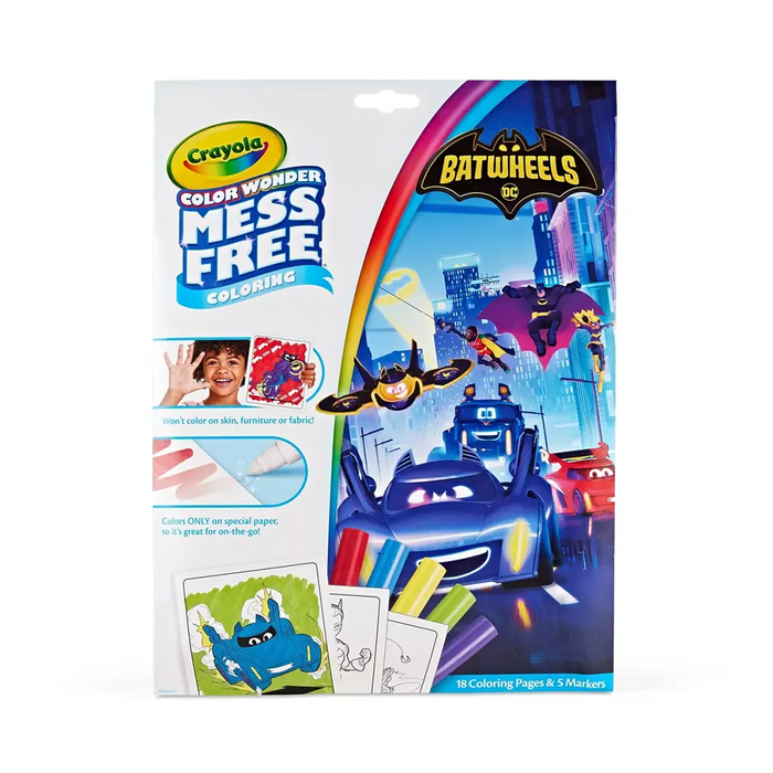 Color Wonder Coloring Pad & Markers, Batwheels