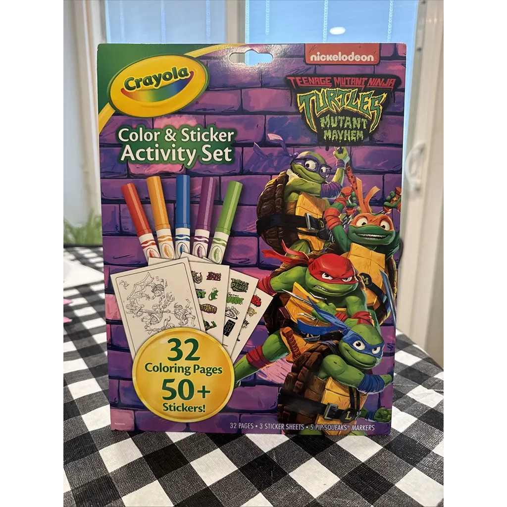 Color &amp; Sticker Activity Set, Teenage Mutant Ninja Turtles