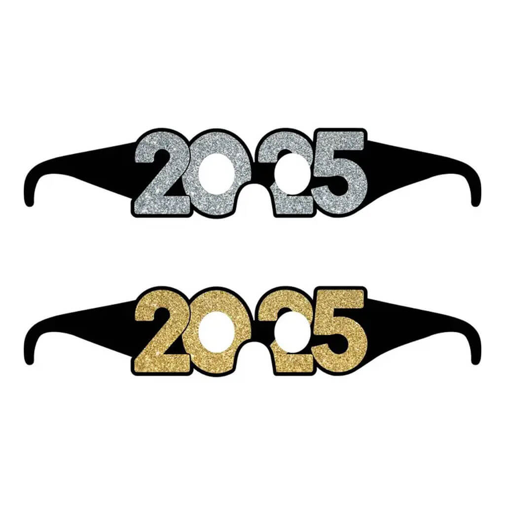 2025 Paper Glasses, 6ct