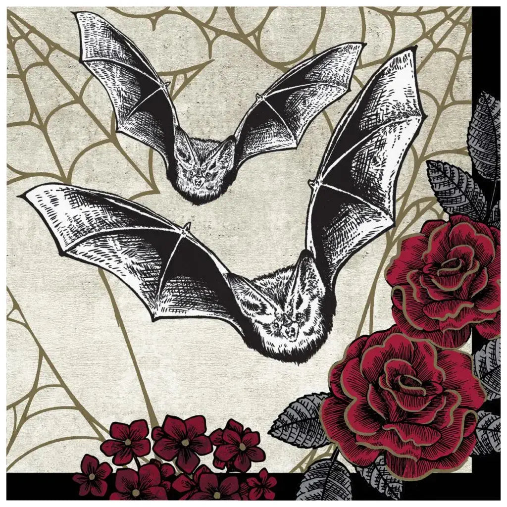 Creepy Characters Luncheon Napkin 8pc, 7in