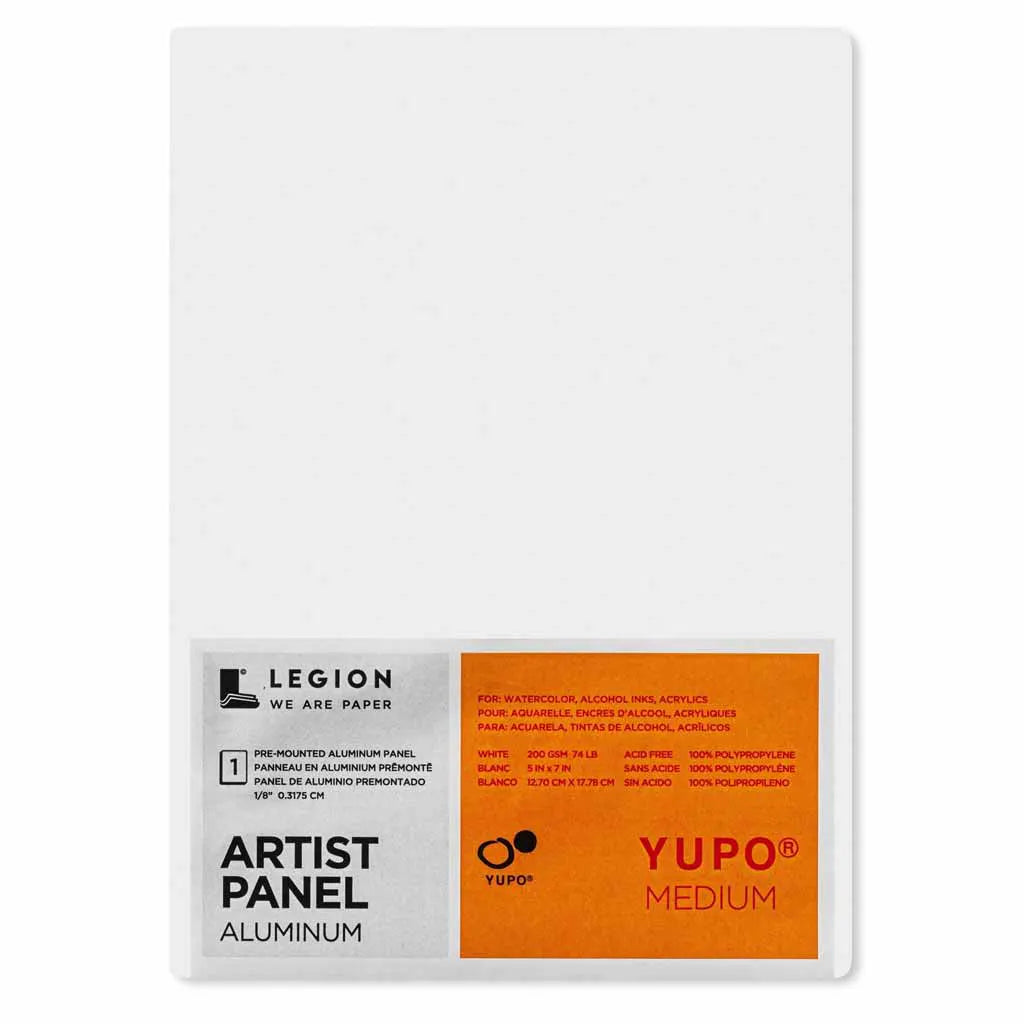 Yupo Medium Aluminum-Backed Artist Panels, 5x7IN 74#