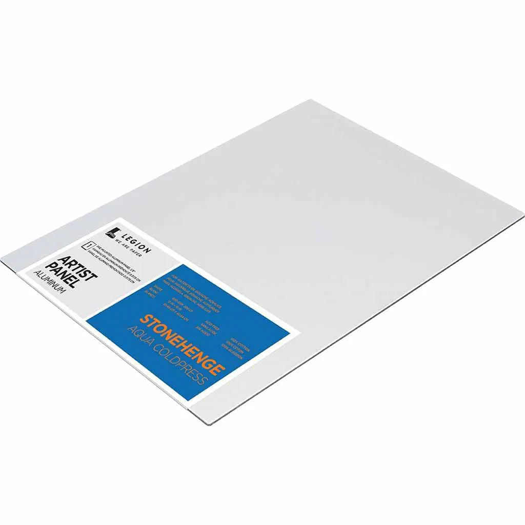 Stonehenge Aqua Aluminum-Backed Artist Panels, 12x16IN-White